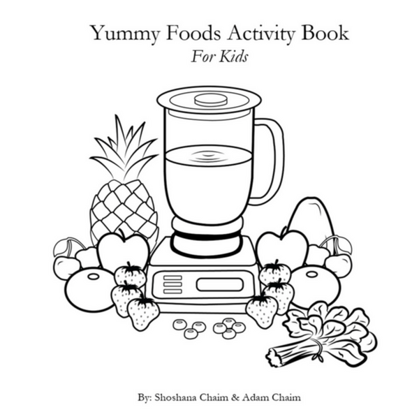 Yummy Foods Activity Book Cover