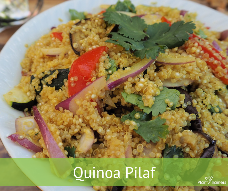 Quinoa Pilaf with a Taste of Sunshine