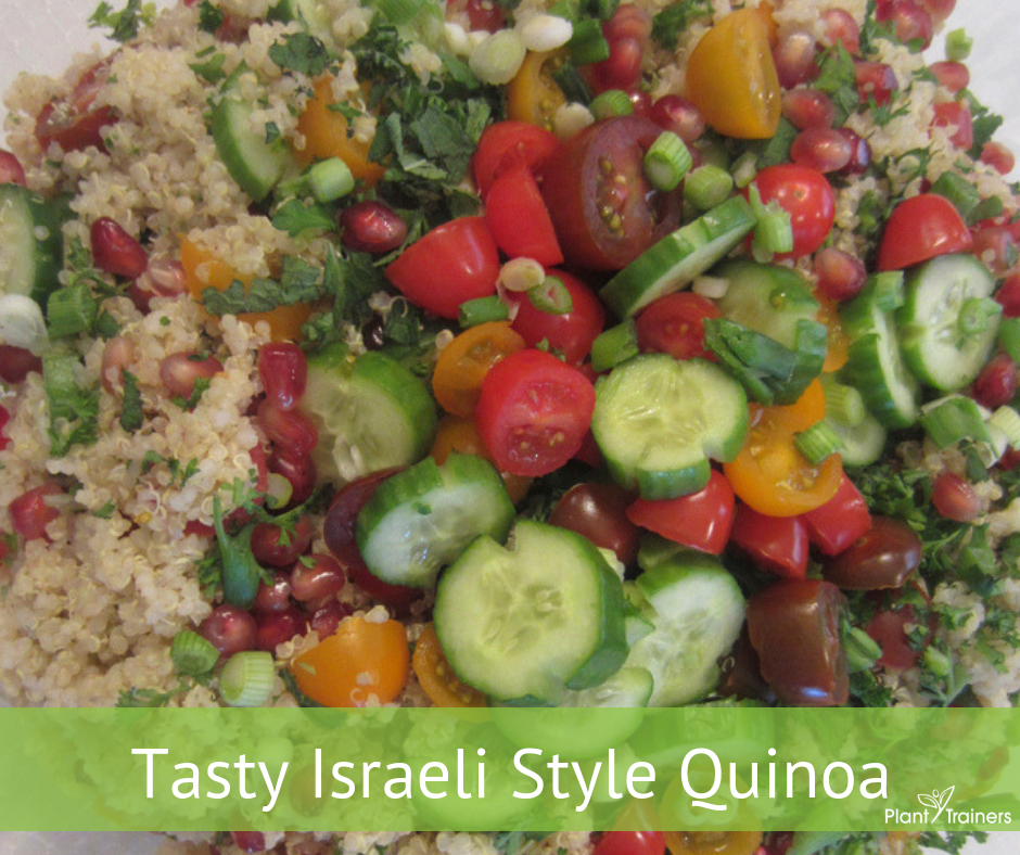 Tasty Israeli Style Quinoa & Tahini Dressing