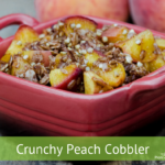 Crunchy Peach Cobbler