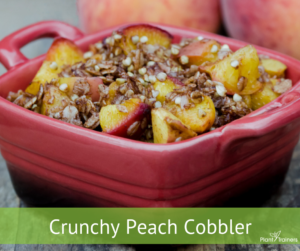 Crunchy Peach Cobbler