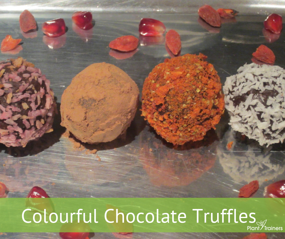 Colourful Chocolate Truffles