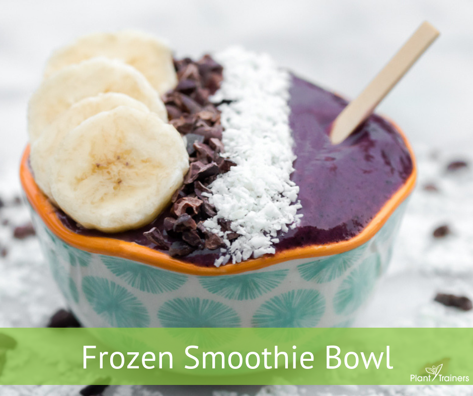 Frozen Smoothie Bowl (With Beans!)