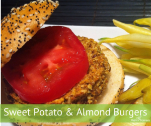 Sweet Potato Almond Burgers