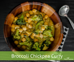 Broccoli Chickpea Curry