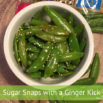 Sugar Snaps With A Ginger Kick